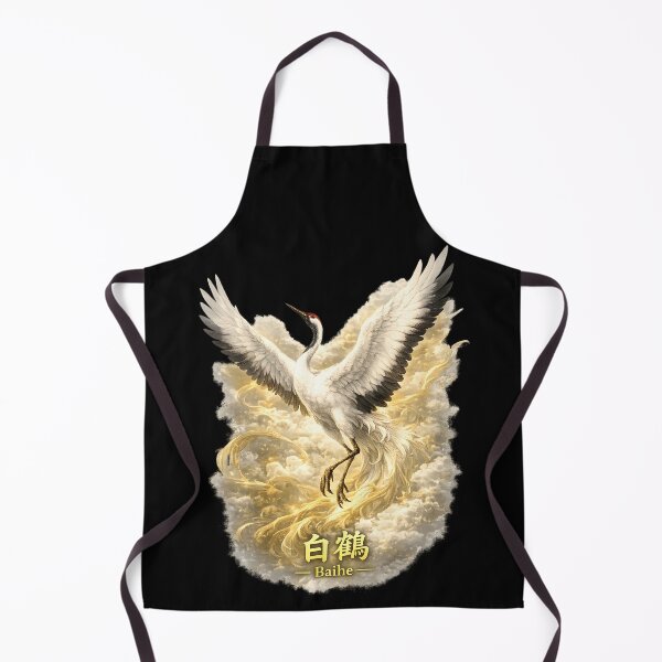 Item preview, White Crane Baihe Chinese Mythical Bird designed and sold by ChineseMystical.