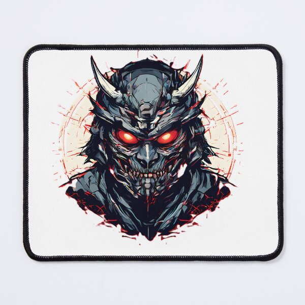 Item preview, Japanese Samurai Mask Tattoo Style Graphic - 2 designed and sold by RELAX STATION.