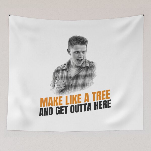 Item preview, Biff: Make Like a Tree and Get Outta Here designed and sold by The Sporty Nerd.