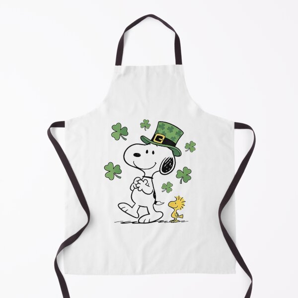 Item preview, Snoopy  Woodstock Lucky Shamrocks designed and sold by ImaginableAI.