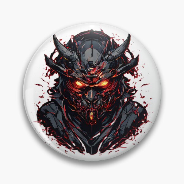 Item preview, Japanese Samurai Mask Tattoo Style Graphic - 3 designed and sold by RELAX STATION.