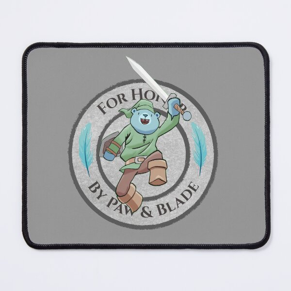 Item preview, For Honor, By Paw & Blade – Bear Knight Warrior Heraldic Crest, Fantasy RPG Art Print designed and sold by RipeRambutanArt.