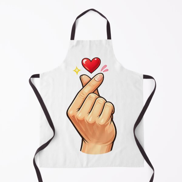 Item preview, Cute K-Pop Finger Heart Korean Love Gesture designed and sold by syvalisno.