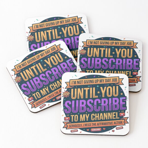 Item preview, Not Giving Up My Day Job Until You Subscribe - Funny Creator Quote designed and sold by Wear Sculpt.