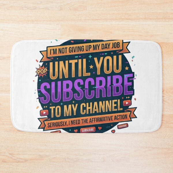 Item preview, Not Giving Up My Day Job Until You Subscribe - Funny Creator Quote designed and sold by Wear Sculpt.