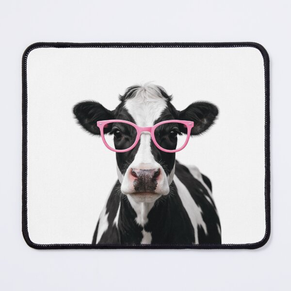 Item preview, Cow with Pink Glasses designed and sold by Pia.