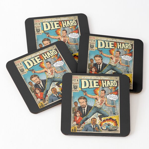 Item preview, Die Hard Vintage Movie designed and sold by ImaginableAI.