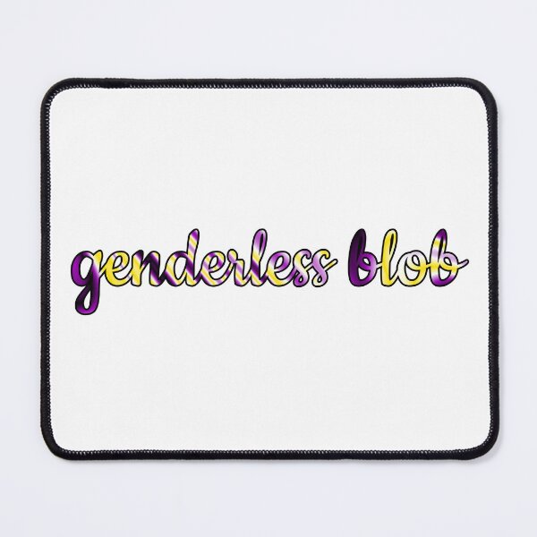 Item preview, genderless blob non binary flag designed and sold by GeoGoose.