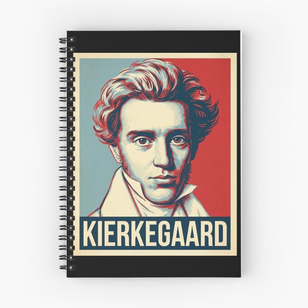 Item preview, Soren Kierkegaard Hope Style Retro Poster Art  designed and sold by Anya Byron.