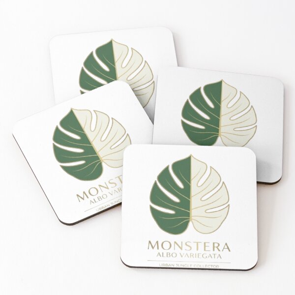Item preview, Monstera Albo Variegata - Urban Jungle Collector Gold Edition designed and sold by Barkashow.