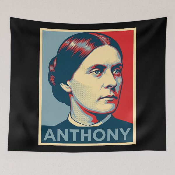 Item preview, Susan B. Anthony Hope Style Retro Poster Art  designed and sold by Anya Byron.