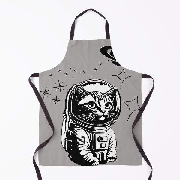 Item preview, Astronaut Cat in Space - Jupiter and Moon Cosmic Collage designed and sold by VibeArtShop.