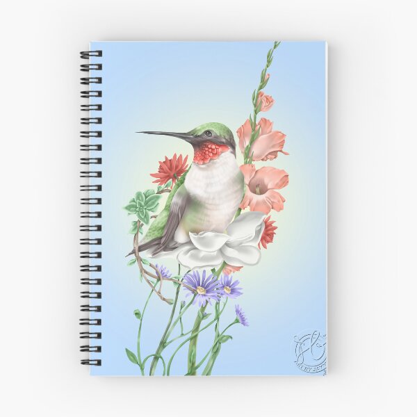 Item preview, Hummingbird Among Flowers designed and sold by JaybirdArtCreations.