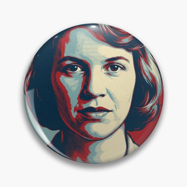Item preview, Sylvia Plath Hope Style Retro Poster Art  designed and sold by Anya Byron.