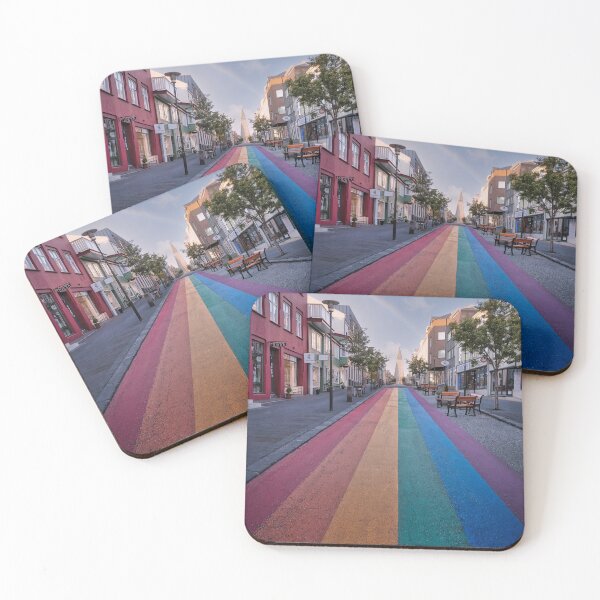 Item preview, Rainbow street in Reykjavík designed and sold by Alex Preiss.