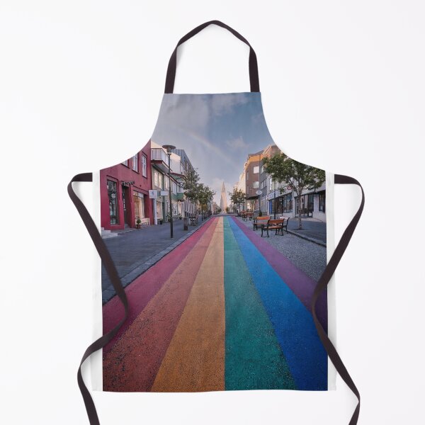Item preview, Rainbow street in Reykjavík designed and sold by Alex Preiss.