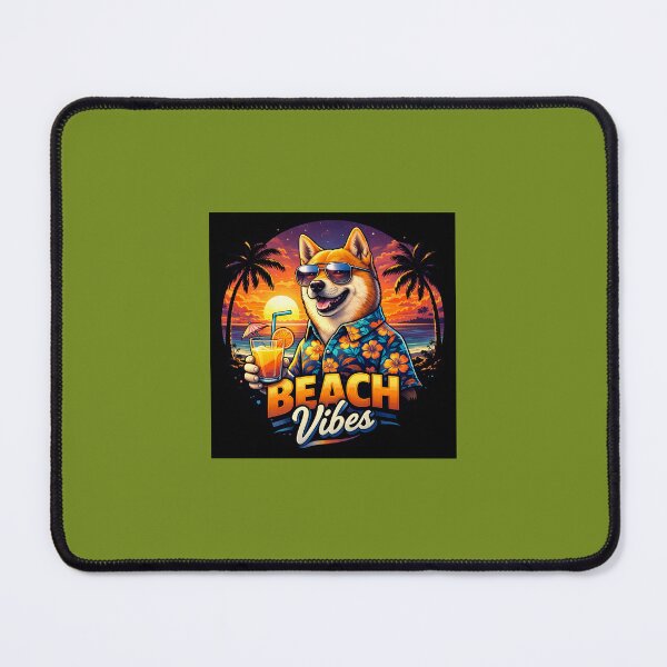 Item preview, Beach Vibes Dog Tropical Summer Design designed and sold by Rise phoenix .