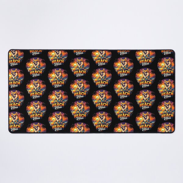 Item preview, Beach Vibes Dog Tropical Summer Design designed and sold by Rise phoenix .