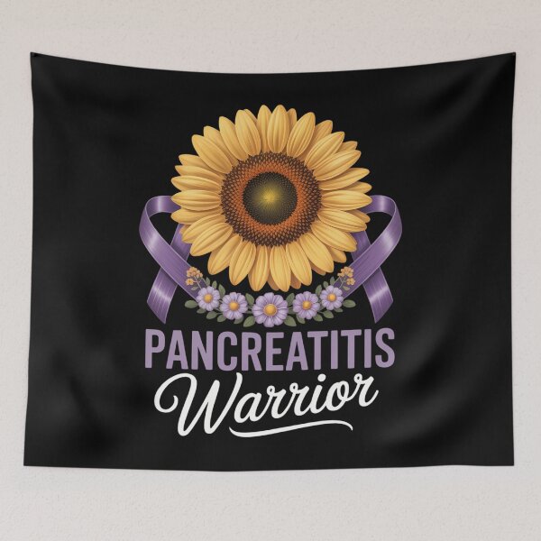 Item preview, Pancreatitis Awareness Sunflower designed and sold by EllenJast.