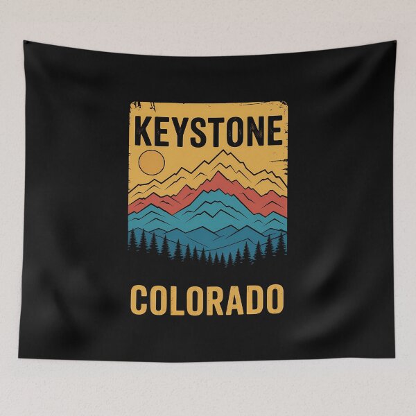 Item preview, Keystone Colorado Ski Snowboard Winter Mountains designed and sold by EllenJast.