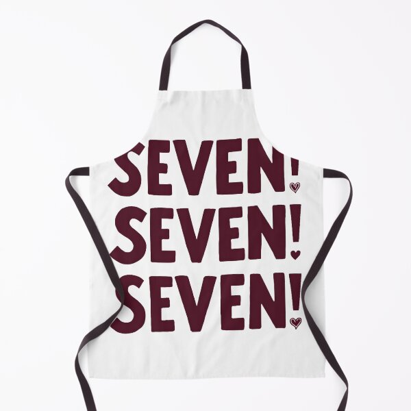 Item preview, SEVEN! SEVEN! SEVEN! – FRIENDS Inspired Quote with Hearts | Funny Pop‑Culture Sticker & Tee designed and sold by Nene's design.