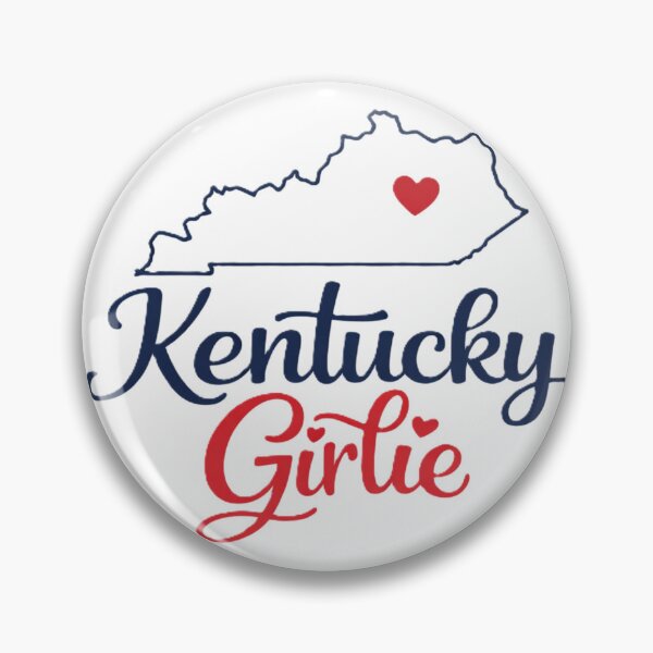 Item preview, Kentucky Girlie — Cute Kentucky State Outline with Heart designed and sold by All I Need Designs.