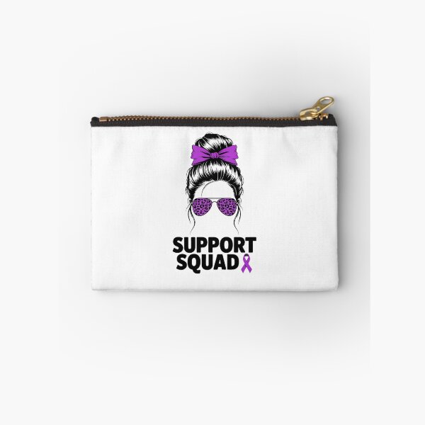 Item preview, Support Squad Messy Bun Pancreatic Cancer Awareness designed and sold by EllenJast.