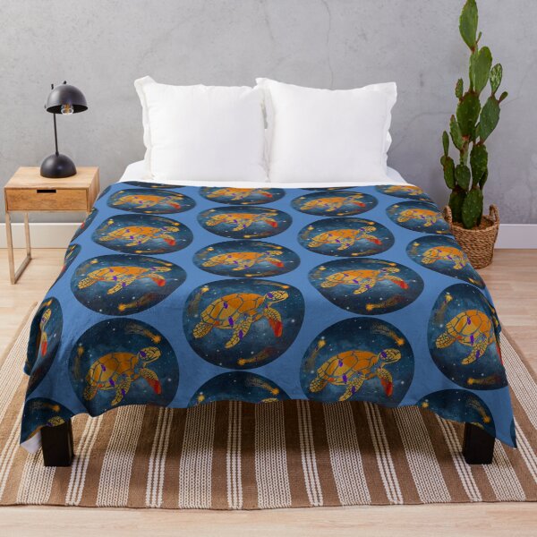 Item preview, Celestial Sea Turtle Ocean Cosmic Design Illustration designed and sold by 3DDesignSpot.