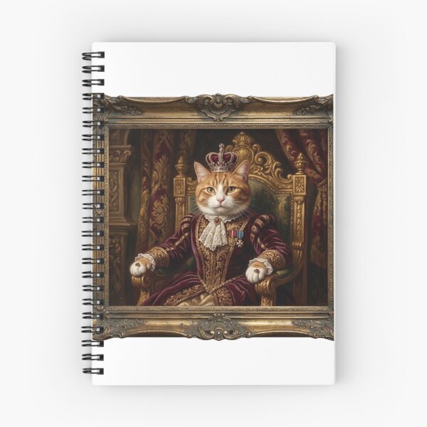 Item preview, Meowna Lisa – Royal Cat Portrait designed and sold by tarekmeziani.