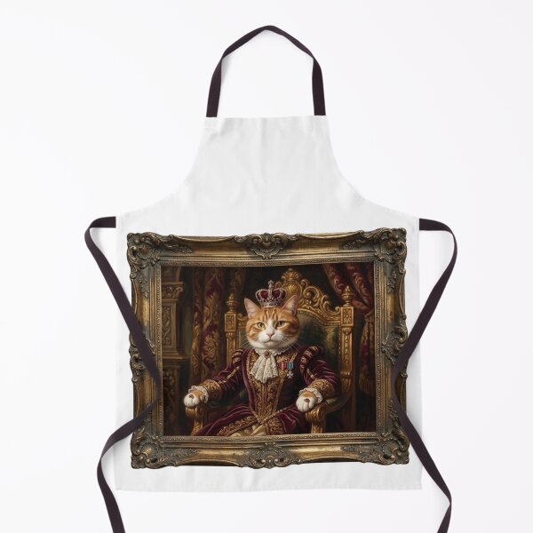 Item preview, Meowna Lisa – Royal Cat Portrait designed and sold by tarekmeziani.
