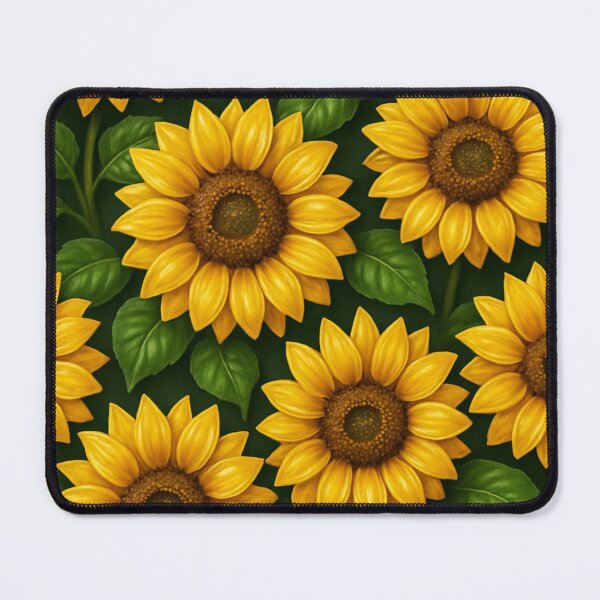 Item preview, Seamless pattern of sunflowers designed and sold by GUNAPRIYAA.