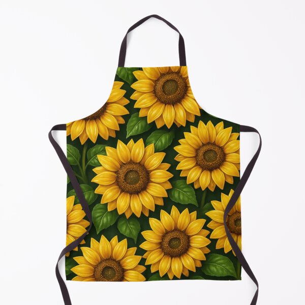 Item preview, Seamless pattern of sunflowers designed and sold by GUNAPRIYAA.