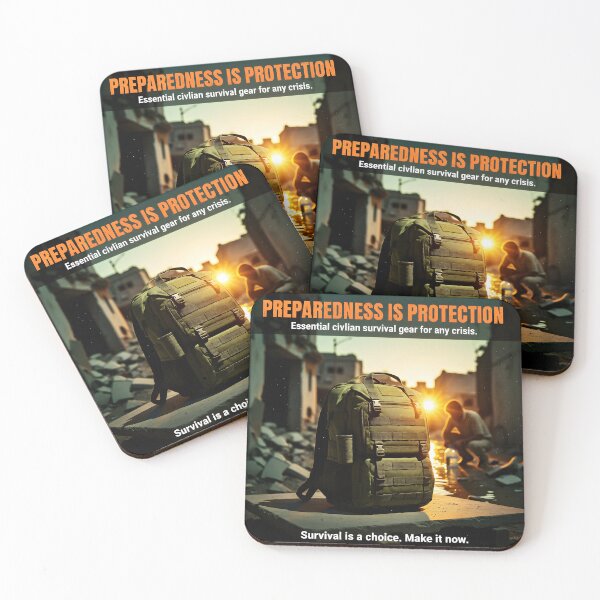 Item preview, Preparedness Is Protection; Essential Civilian Gear for Any Crisis--Survival is a choice,Make it now. designed and sold by Creative-RE.