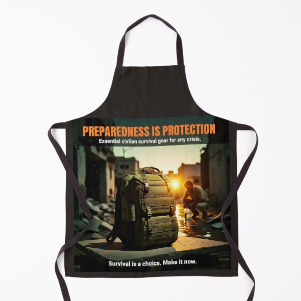Item preview, Preparedness Is Protection; Essential Civilian Gear for Any Crisis--Survival is a choice,Make it now. designed and sold by Creative-RE.