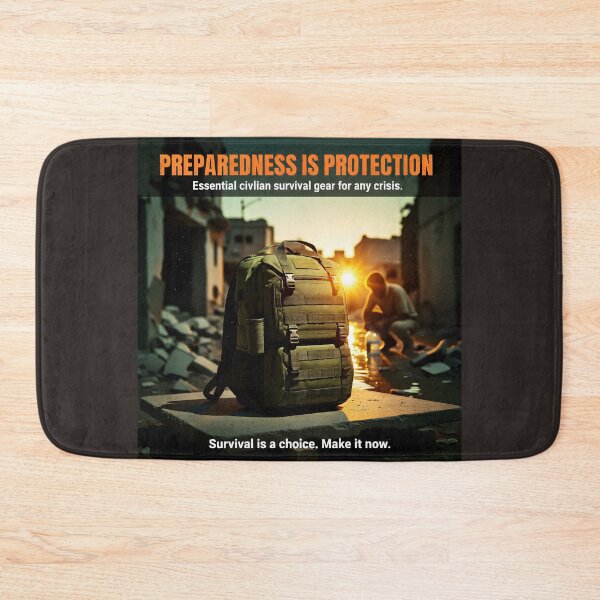 Item preview, Preparedness Is Protection; Essential Civilian Gear for Any Crisis--Survival is a choice,Make it now. designed and sold by Creative-RE.