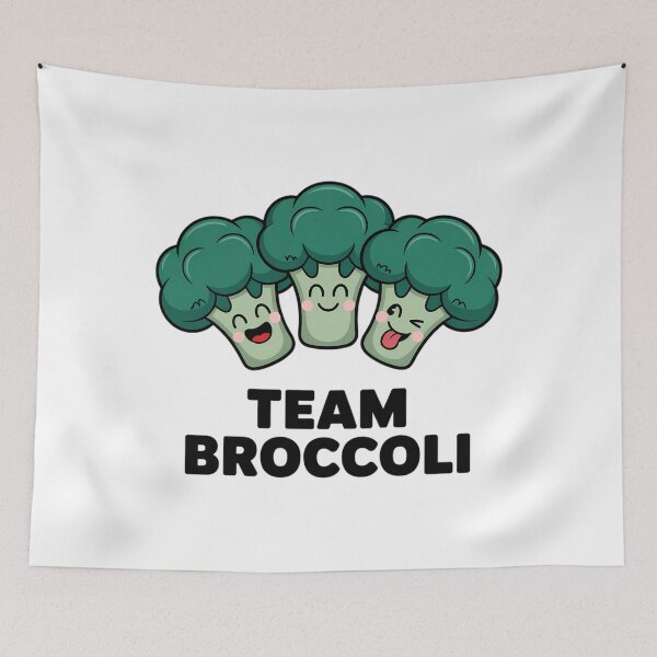 Item preview, Team Broccoli Vegan Vegetarian Broccoli designed and sold by EllenJast.