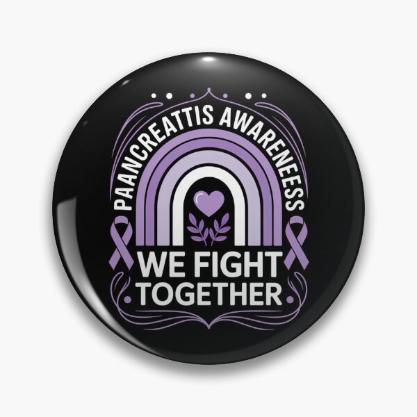 Item preview, We Fight Together Pancreatitis Awareness Pancreatitis designed and sold by EllenJast.