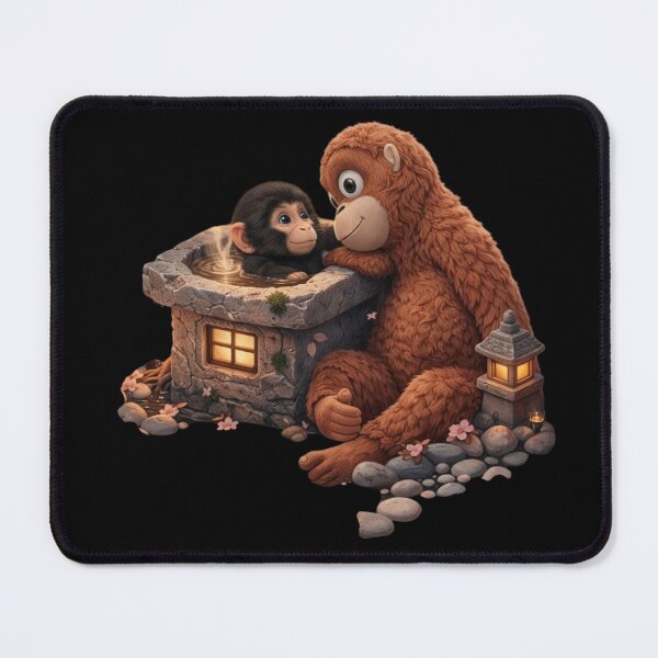 Item preview, Cute Monkey Baby Onsen Japanese Hot Spring Kawaii T-Shirt designed and sold by Unsololugar.