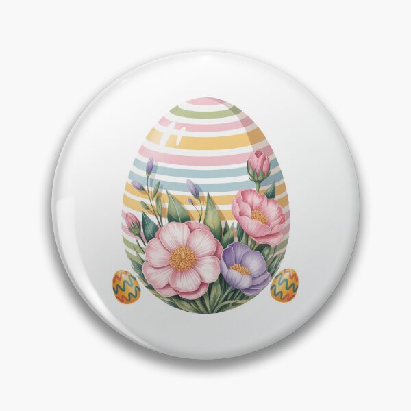 Item preview, Floral Easter Egg Pastel Spring designed and sold by QuiteOrbit.
