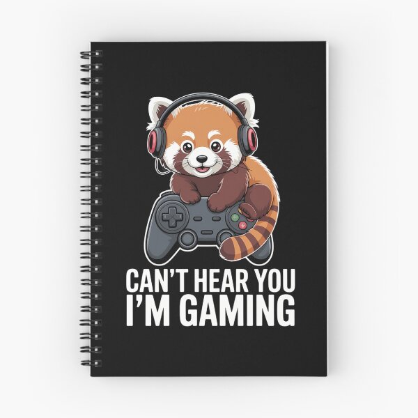 Item preview, Red Panda Gaming Can't Hear You I'm Gaming Red Panda designed and sold by IdunayaStore.