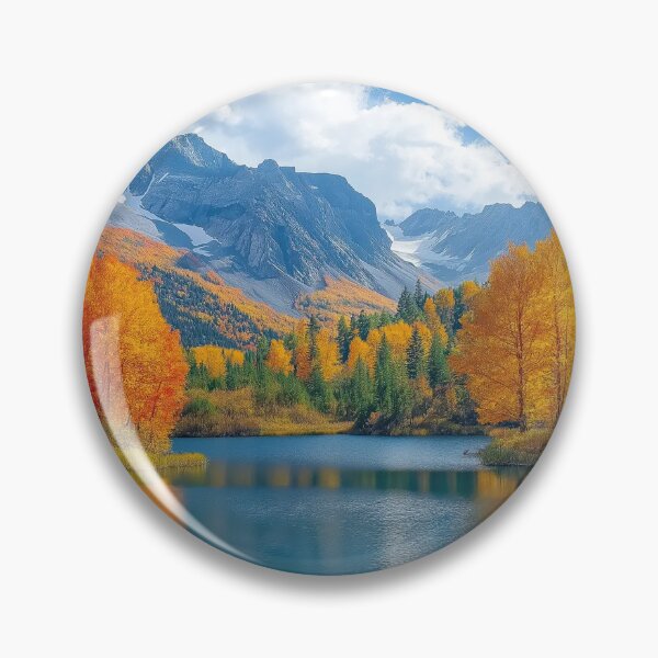 Item preview, Northern Lights Mountain Nature Landscape designed and sold by colbungcolbung.