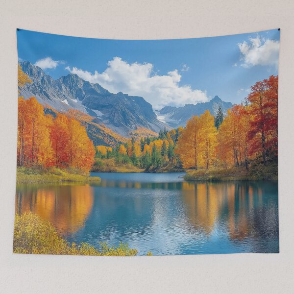 Item preview, Northern Lights Mountain Nature Landscape designed and sold by colbungcolbung.