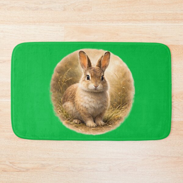 Item preview, Gentle Woodland Rabbit – Painterly Forest Portrait designed and sold by TheJoyfulPen.