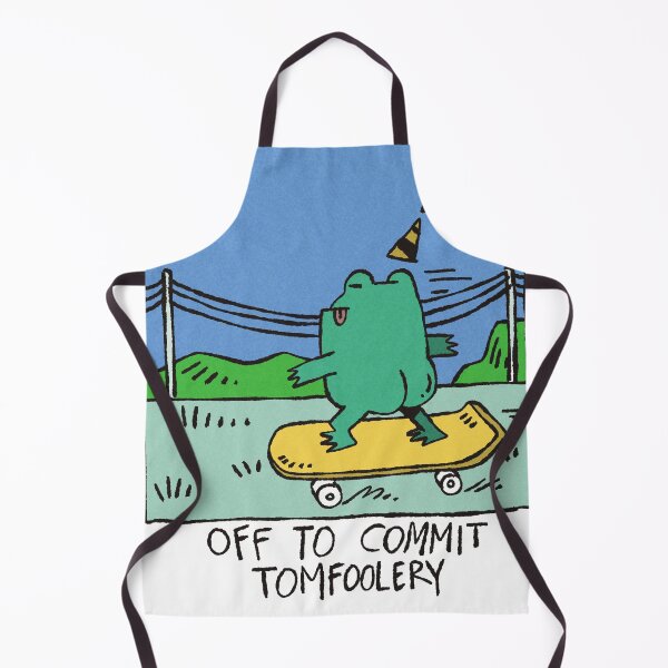 Item preview, Off to Commit Tomfoolery Frog Skateboard Hand Drawn Art designed and sold by RNASstuff.