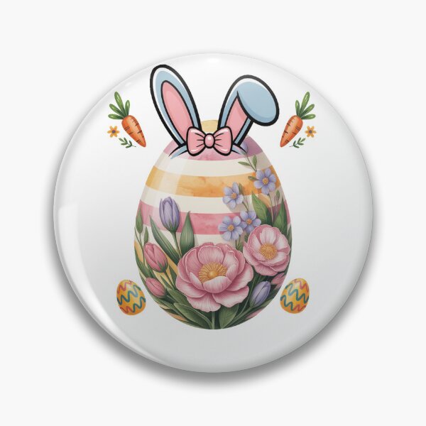 Item preview, Beautiful Spring Flower Easter Egg designed and sold by QuiteOrbit.