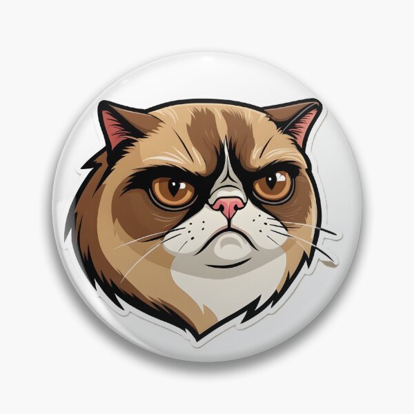 Item preview, Funny Grumpy Cat Cartoon  designed and sold by RELAX STATION.