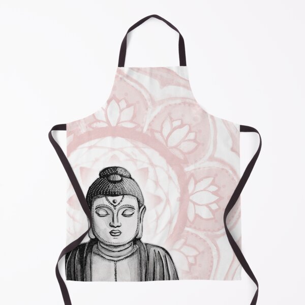 Item preview, Buddha Padma Watercolor - Snow Coal Rose designed and sold by Irene Estelle.