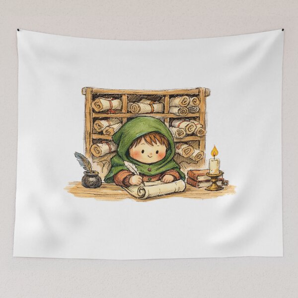 Item preview, MEDIEVAL SCROLL RACK designed and sold by LIS AND MELIVERSO.
