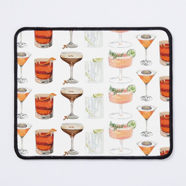 Item preview, Colorful Cocktail Drinks Illustration designed and sold by GigiFernan.