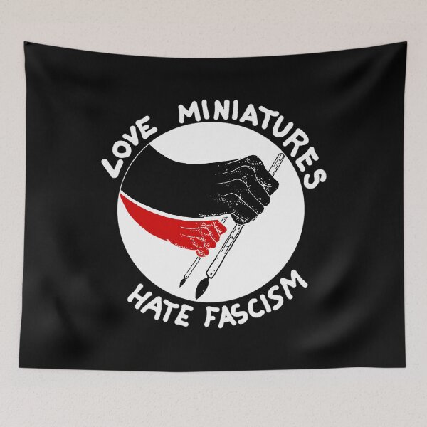 Item preview, Love Miniaturess Hate Fascismm designed and sold by banda98.